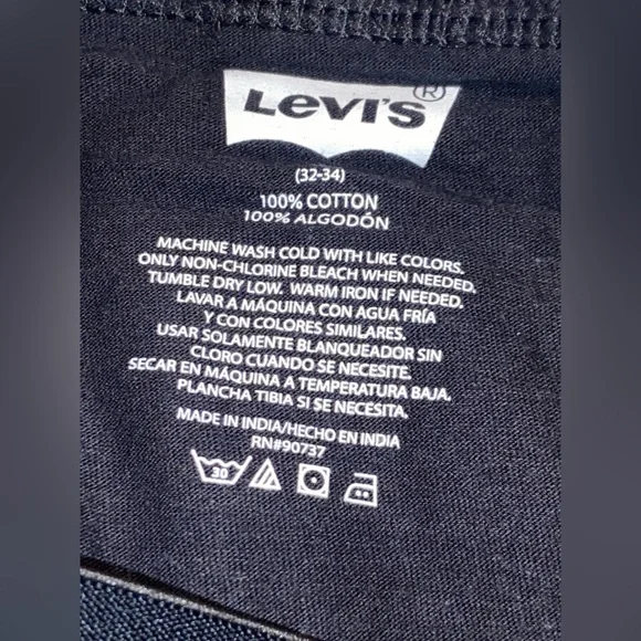 Levi’s Men Boxer 8 Briefs Size M, Black, New! Without Original packaging - Picture 4 of 4